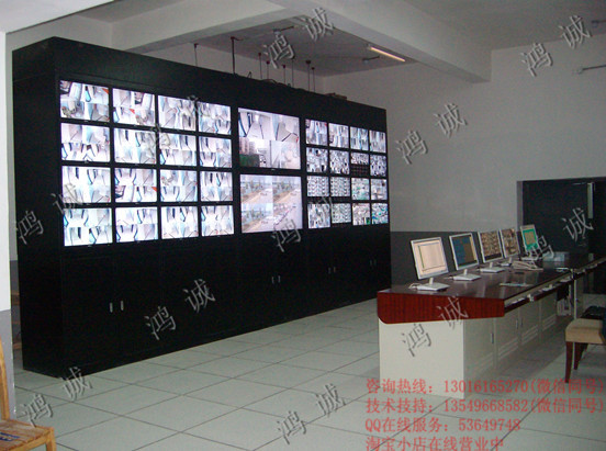 电视墙操作台组合